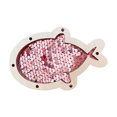 Imagem de Almencla Material de Tabuleiro Ocupado Habilidades Motoras Desenvolvimento de Aprendizagem Auxiliares de Ensino -cabeças para, Rosa Vermelha