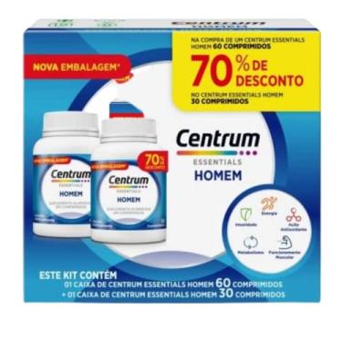 Imagem de Kit Centrum Homem Suplemento Alimentar 60 +30Cpr