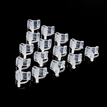 Imagem de clipe de enxertia de mudas,Clipe de enxertia especial, braçadeira de enxertia de berinjela de 100 peças, para fio de videira de flores, conector de orquídea de tomate, ferramentas de jardinagem