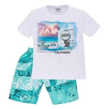 Imagem de Conjunto Camiseta Com Bermuda Fakini Ref. 6200