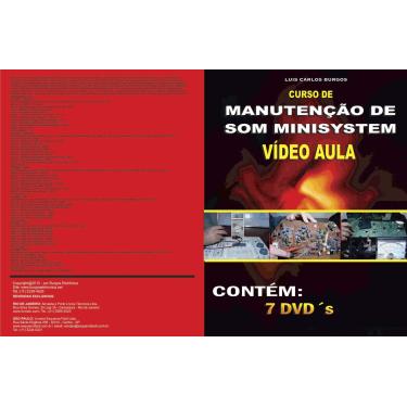 Imagem de Curso em DVD aula Som Minisystem.Col.Completa 7 Vol.Prof. Burgos