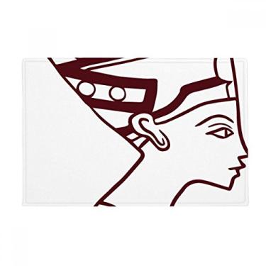 Imagem de DIYthinker Tapete Egito Abstrato Totem Lateral Retrato Fresco Tapete Antiderrapante para Porta de Banheiro