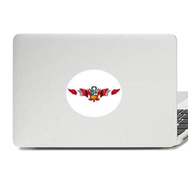 Imagem de Adesivo de notebook com emblema nacional da bandeira do Peru