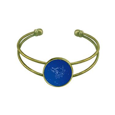 Imagem de Bracelete retrô com padrão de constelação Taurus Star Universe
