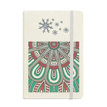 Imagem de Caderno de arte com pétalas coloridas em tecido de repetição de impressão grosso para inverno
