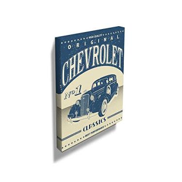 Imagem de Tela GM Classic Master Deluxe Azul em Madeira - Urban - 60x40 cm