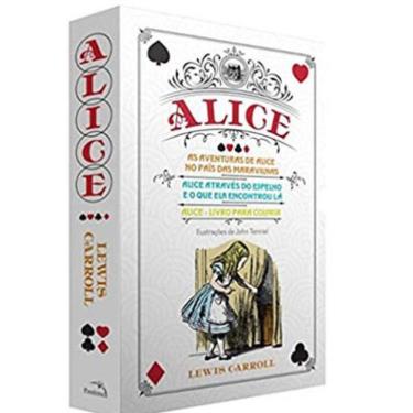 Imagem de Box Alice No País Das Maravilhas E Alice Através Do Espelho + Alice Para Colorir