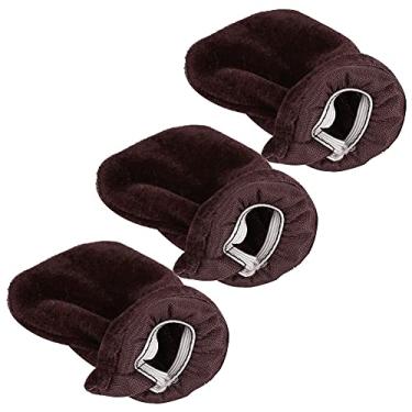 Imagem de Estojo de pedal, capa de piano resistente à sujeira resistente ao desgaste para pedal de piano(marrom)