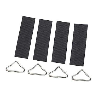 Imagem de Generic 4 Pçs Anel Fivelas V Anéis Alta Resistência Fivelas de Metal Trampolim Net Fivelas para Trampolim Infantil de Trampolim, com alças
