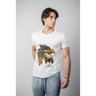 Imagem de Camiseta Me Gusta Águia  Cor Off white  Masculina-Masculino