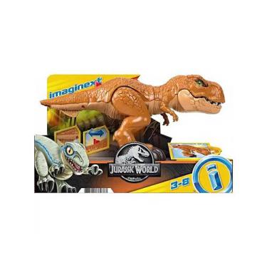 Mattel Jurassic World T-Rex Figura de 12 com sons, Multicolorido :  : Brinquedos e Jogos