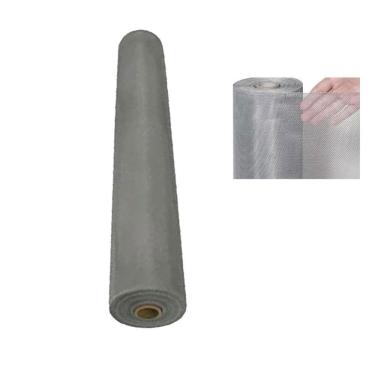 Imagem de Tela Mosquiteiro Inseto Pernilongo Porta Janela Rolo 25 Metros Mosca Casa Jardim Varanda Segurança