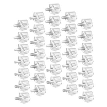 Imagem de Gadpiparty 100 Unidades Pregos De Suporte De Prateleira Estacas Para Prateleiras Pinos e Pinos De Prateleira Estantes Suportes Para Prateleiras De Suporte De Placa Armário Ferro