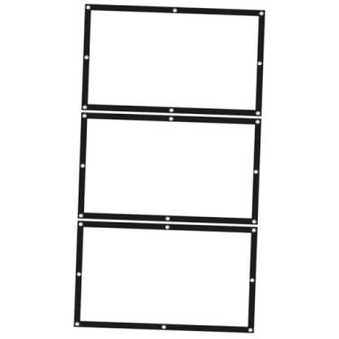 Imagem de HEMOTON 3 Pecas Tela Portátil Projetor Branco Tela De Projeção