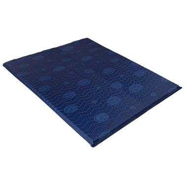 Imagem de Colchonete Viúva D20 Napa Azul Impermeável Lavável (128x188x4) - Luckspuma
