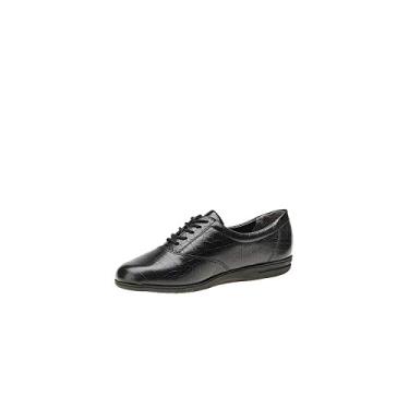 Imagem de Easy Spirit Sapato Oxford feminino com cadarço, Preto, 7 M