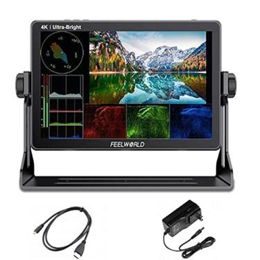 Imagem de FEELWORLD LUT11 10,1 polegadas 1920 x 1200 IPS Painel Ultra Alto Brilhante 2000 nit Tela Sensível ao Toque DSLR Monitor de Campo com Alimentação Externa F970 e Kit de Instalação Entrada HDMI 4K
