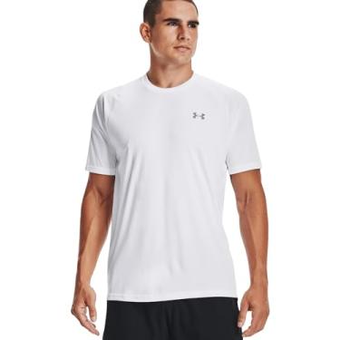 Imagem de Under Armour Camiseta masculina Tech 2.0 5c manga curta, Branco óptico, G
