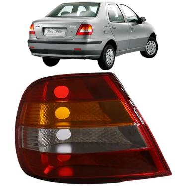 Imagem de Lanterna Traseira Siena G2 Tricolor 2001 2002 2003 2004