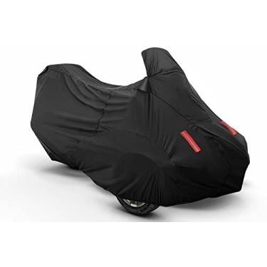 Imagem de Capa Can Am Spyder RT 2010-2022, capa Can Am Spyder impermeável para todos os climas, revestimento de poliuretano de tecido Oxford 420D, impermeável e anti-UV anti-poeira, capa Can Am Spyder