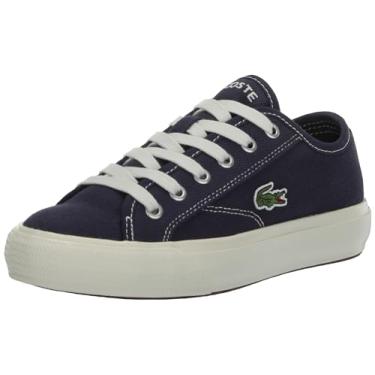 Imagem de Lacoste Tênis feminino Backcourt, Nvy/Off Wht, 38