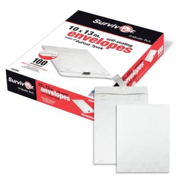 Imagem de Quality Park Survivor R1580 Tyvek Mailer, 25 x 33, branco (caixa com 100)