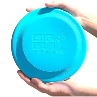 Imagem de Frisbee para Cães, Brinquedo Atóxico, Resistente ao Sol e Calor, Disco Grande, Laranja (Azul Bebê)