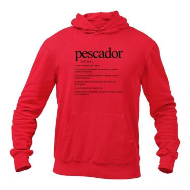 Imagem de Blusa Masculina Frio de Moletom Humor Pescador-Masculino