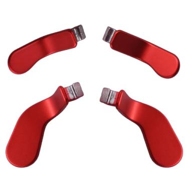 Imagem de LiXiongBao 4 Pcs Elite Controller Paddles for Xbox Elite Controller Series 2,Metallic Interchangeable Paddles Hair Trigger Locks Replacement Parts for Xbox Elite Series 2 Core(Red)