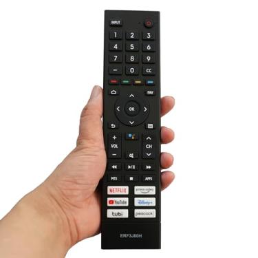 Imagem de Controle remoto de substituição universal ERF3J80H compatível com todos os Hisense 4K UHD Android Smart TV A6G U6G Série 75A6G 70A6G 65A6G 60A6G 55A6G 50A6G 43A6G 55U68G 50U6G 65U6G 75U6G 50U6G 50U68G