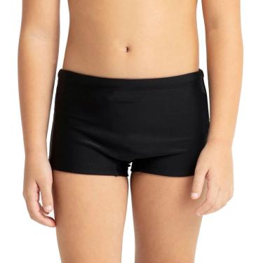 Imagem de Sunga Boxer Infantil Praia Menino Uv50 Piscina Natação Preto