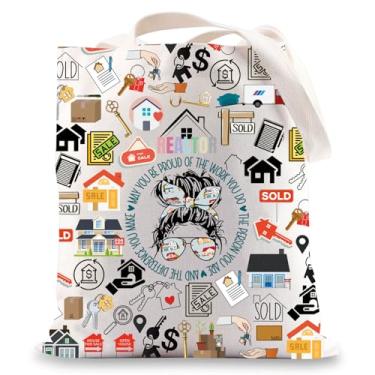 Imagem de G2TUP Sacola para corretor de imóveis, presente de corretor de imóveis, bolsa de compras, presente imobiliário, venda, casa, marketing, presente, Corretor de imóveis