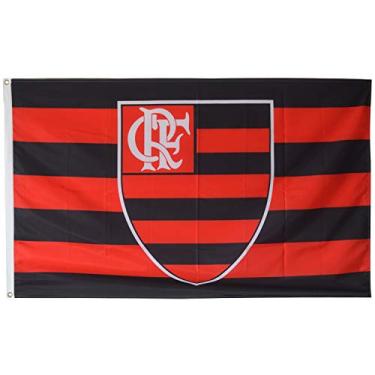 Imagem de Dimike Bandeira Brazil Clube de Regatas do Flamengo RJ Christmas CRF Banner 0,9 x 1,5 m