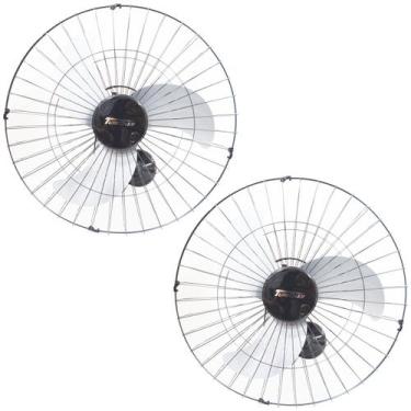 Imagem de Kit 2 Ventiladores Parede 60cm 200W Industrial Turbo Turbão 3 Pás Bivo