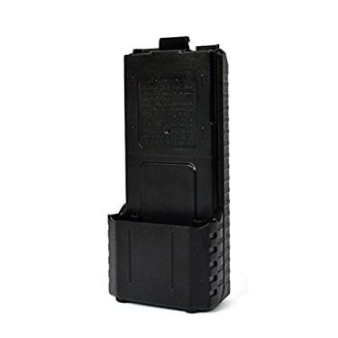 Imagem de Capa de bateria 6 pilhas AA preta para rádio bidirecional para Baofeng UV-5R UV-5RE Plus