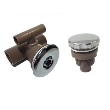Imagem de Kit Jato T + Arejador Dispositivo Hidromassagem Banheira - Sanspray
