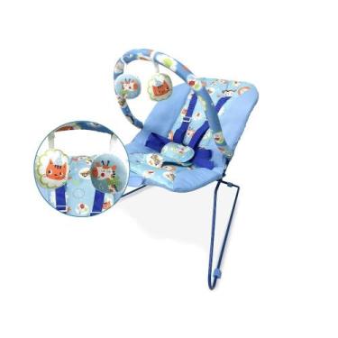 Imagem de Cadeira Cadeirinha de Descanso Vibratória Bebê Musical com Brinquedos 