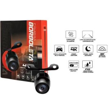 Imagem de Camera Ré Borboleta Full 4k HD Colorida Linha Dinamica 180o - Automoti