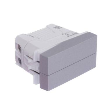 Imagem de Módulo Interruptor Duplo Simples 10A Alumínio Orion Schneider, Alumíni