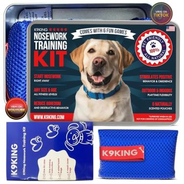 Imagem de Kit interativo de treinamento de perfume de cachorro divertido - trabalho de nariz para cães, brinquedos de esconde-esconde, jogos de cérebro de cães, jogos de trabalho de perfume de nariz para cães