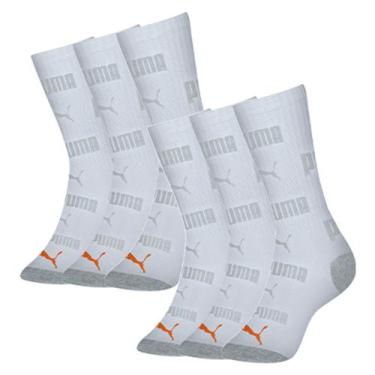 Imagem de Kit Com 6 Pares De Meias Esportivas Sport Atoalhada Masculina Cano Lon