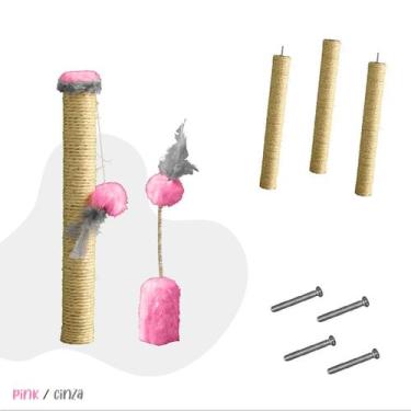 Imagem de Reposição Kit de Postes Arranhador Gato Sisal e Brinquedo - Miupet, CI