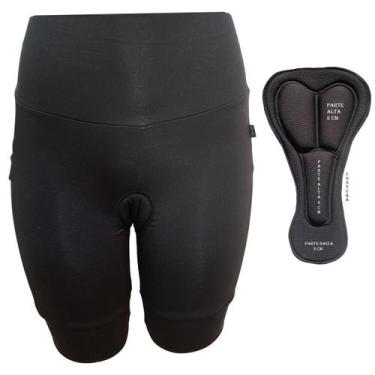 Imagem de Bermuda Feminina: Forro, Friso, Bolso Lateral, Poliéster - D.A Modas, 