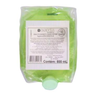Imagem de Sabonete Liquido Espuma Erva Doce Plus Eco 800ml linha Exaccta Plus e 