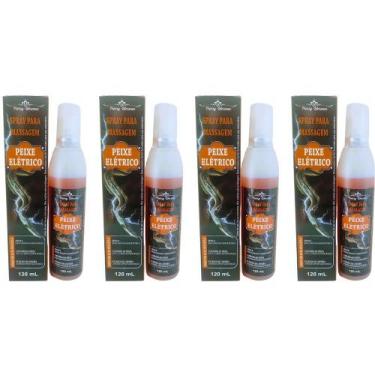 Imagem de Kit 4 Spray Para Massageam Peixe Elétrico Arnica Castanha da Índia e C