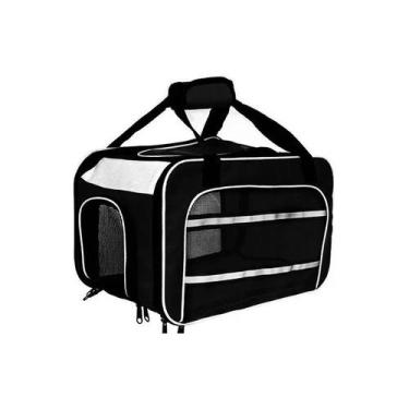 Imagem de Bolsa Transporte Pet Embarque Cabine Avião Medida Air France - PRETO -