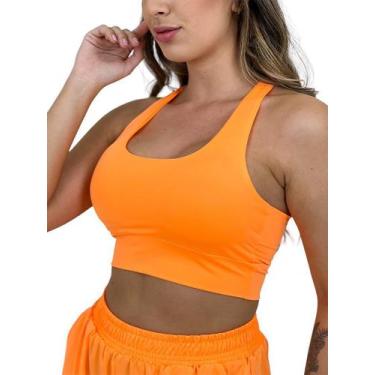 Imagem de Top Fitness Proteção UV50+ NEONCOLORS - Laranja Neon - HOTPLAY, G