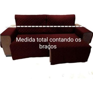 Imagem de Protetor Sofá 2.90m(medindo Com Braços)2 Modulos Retratil e reclinavel
