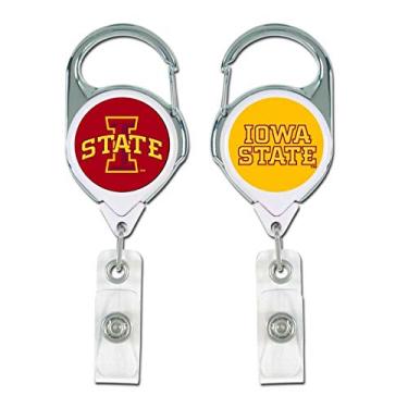 Imagem de Porta-crachá NCAA Iowa State Cyclones Premium retrátil para crachás, cores do time, tamanho único