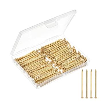 Imagem de Mr. Pen - Pregos de ferragem, 120 peças, 5 cm, ouro, pregos pequenos para pendurar imagens, pregos de acabamento, pregos de parede para pendurar, pregos de pinos, pregos de hardware, pregos sortidos,